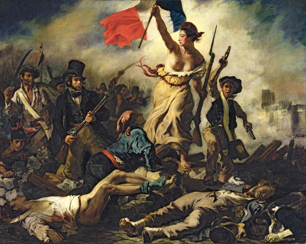 Delacroix "Liberty Leading the People" Glossy Poster