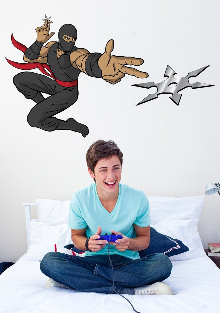 Winn Ninja Shuriken Wall Decal Cutout