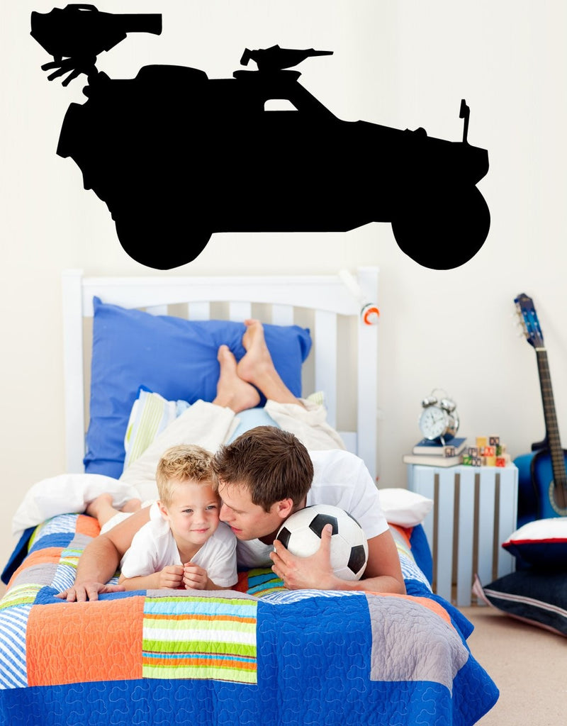 Haynes Military Military Jeep Silhouette Wall Decal Cutout