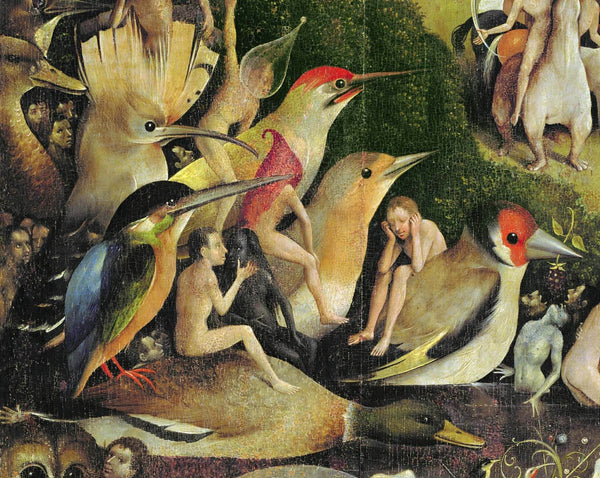 Bosch "The Garden of Earthly Delights" (16th) Glossy Poster