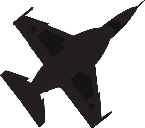 Haynes Silhouette Jet (F16 Falcon) VIII Wall Decal Cutout