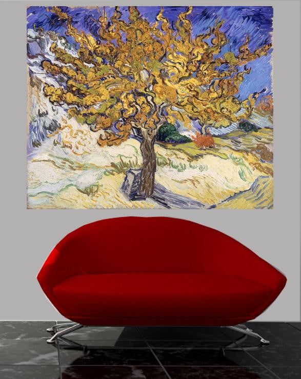 van Gogh "Mulberry Tree" (1889) Wall Decal
