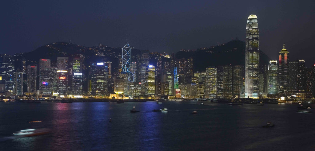 Brashear Hong Kong Night Scene Wall Decal