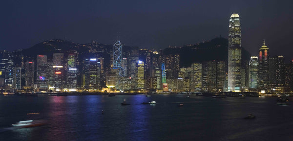Brashear Hong Kong Night Scene Wall Decal