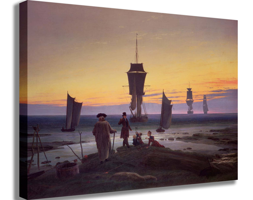Friedrich "The Stages of Life" (1835) Canvas Printed