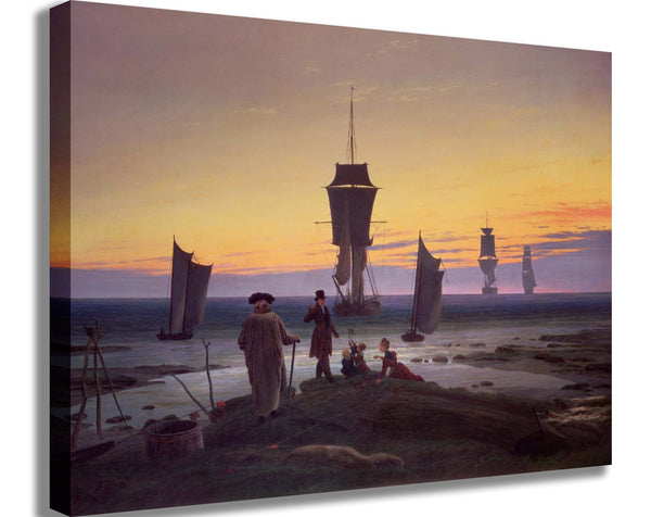 Friedrich "The Stages of Life" (1835) Canvas Printed