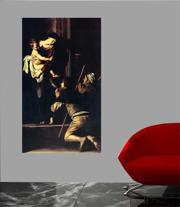 Caravaggio "Madonna DiLoretto" Glossy Poster