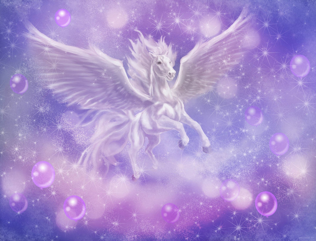Murals2Go Pegasus Glossy Poster