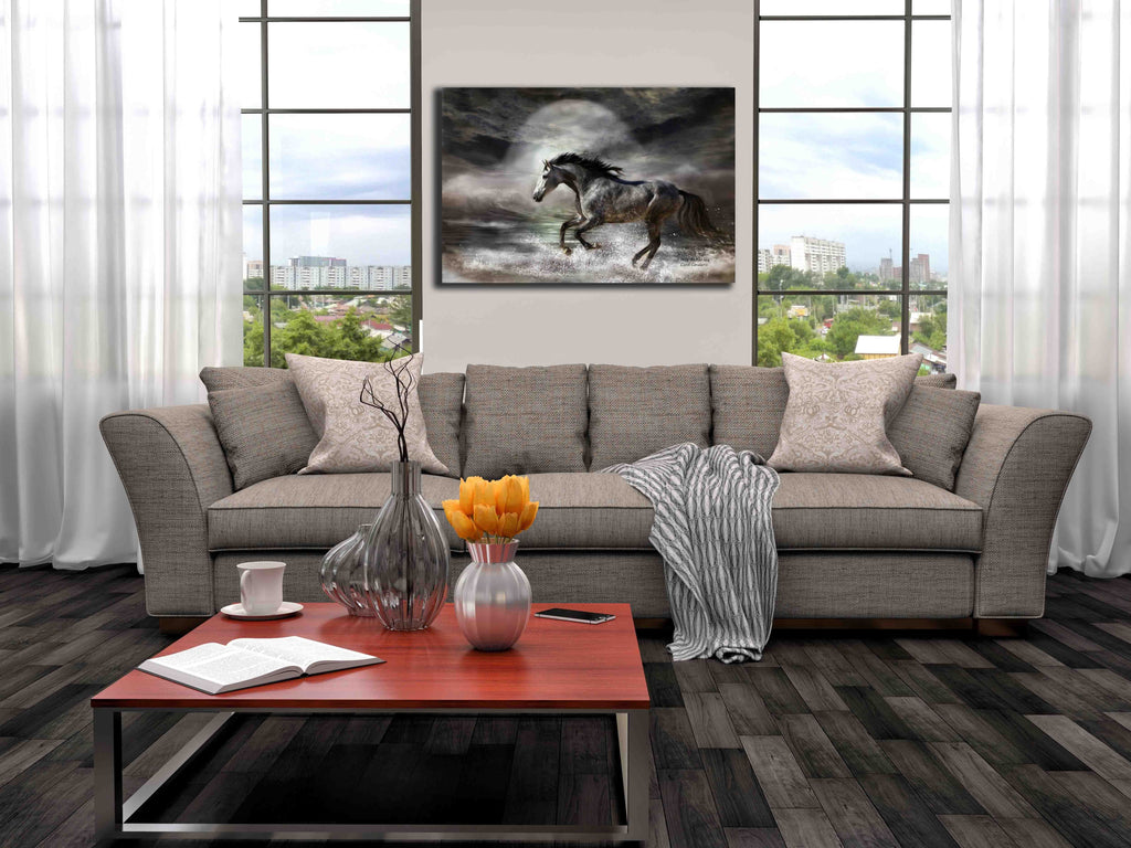 Cavalaris "Wild As The Sea" Canvas Installed