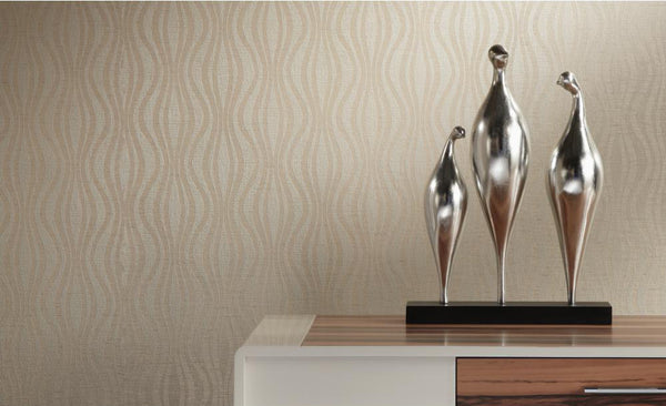 Antonine Vella "Dimensional Effects-Gia" Wallpaper Installed