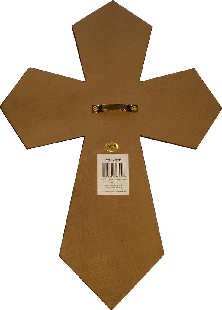 Filagree Scroll Cross 8"x12" Back