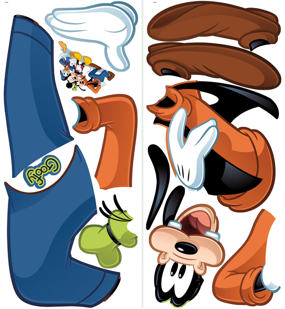 Disney "Mickey & Friends" Goofy Wall Decal Cutout 44.75"x57" Printed Sheet