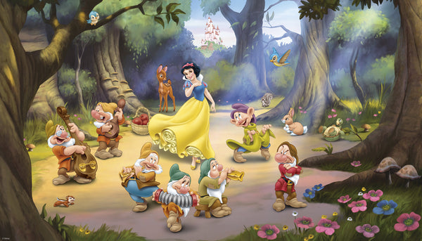 Disney Snow White & the Seven Dwarfs Prepasted Wall Mural 10.5'W x 6'H