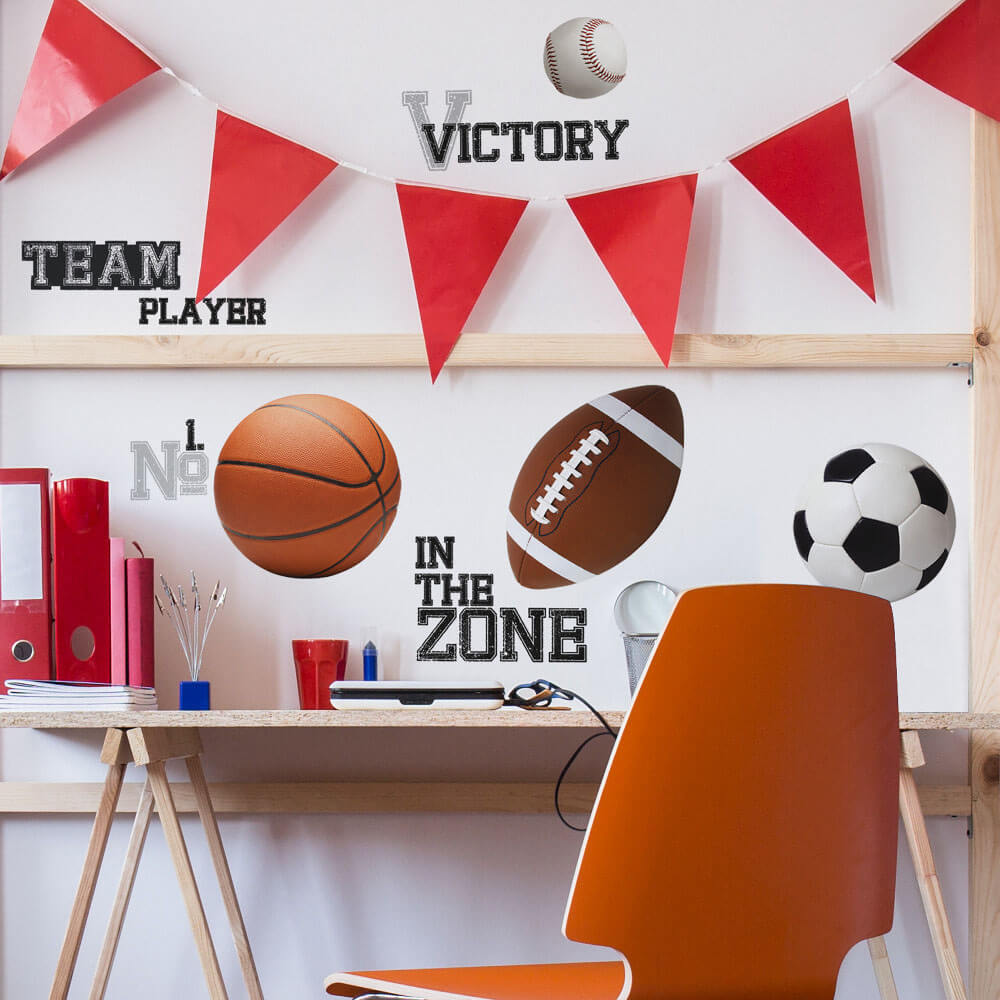 Sports online wall decals