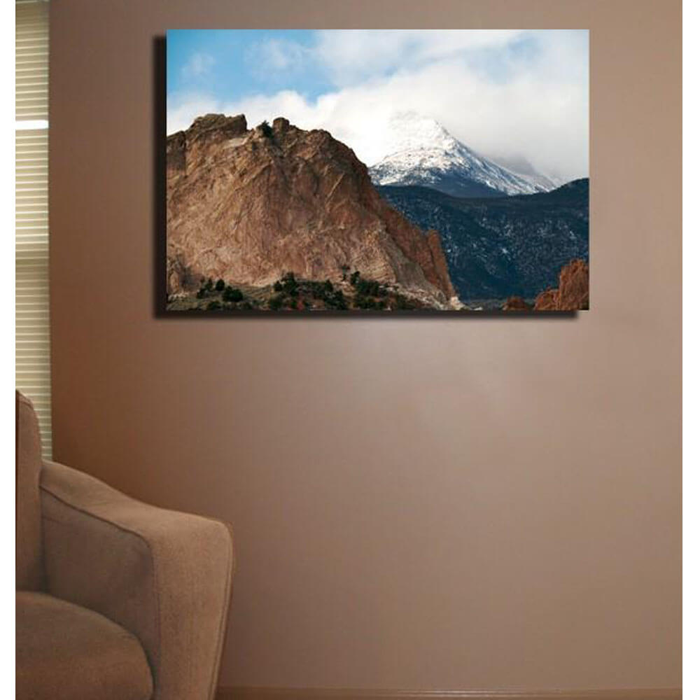 Wallhogs Garden of the Gods Canvas Print Installed
