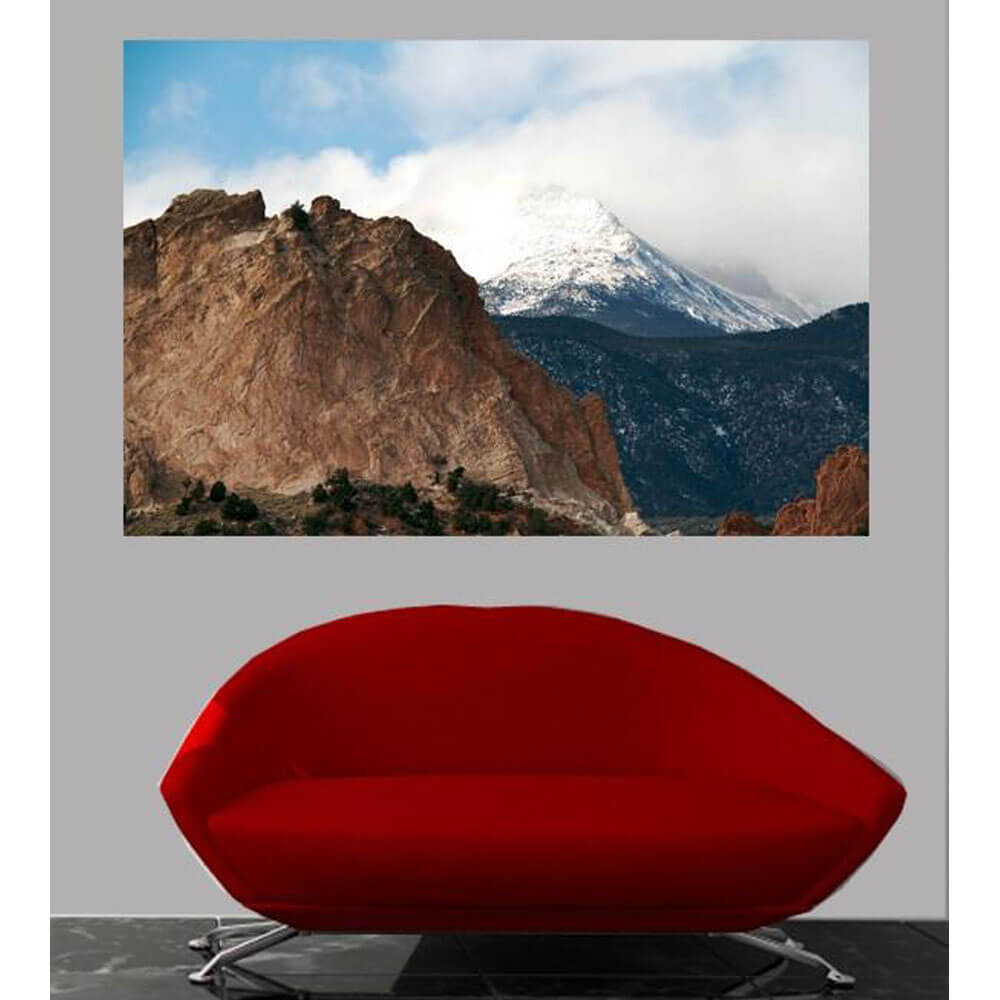 Wallhogs Garden of the Gods Wall Decal Installed