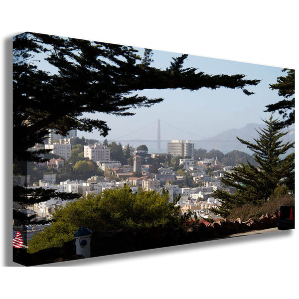 Wallhogs Golden Gate Bridge Canvas Print