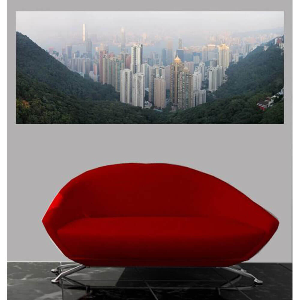 Arena The Peak of Hong Kong Panoramic Wall Decal Installed