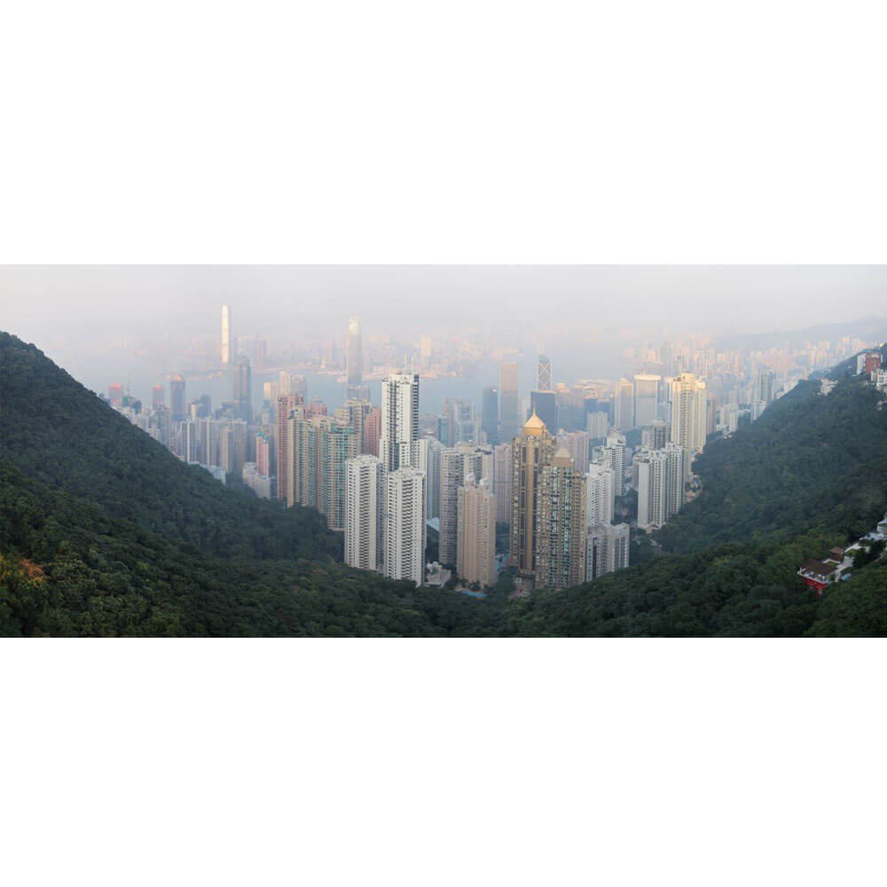 Arena The Peak of Hong Kong Panoramic Wall Decal