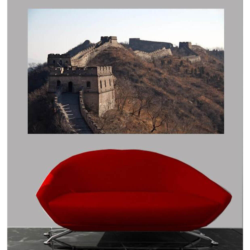 Arena Windy Wall Glossy Poster Installed