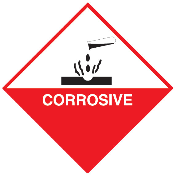 Corrosive Sign Wall Decal