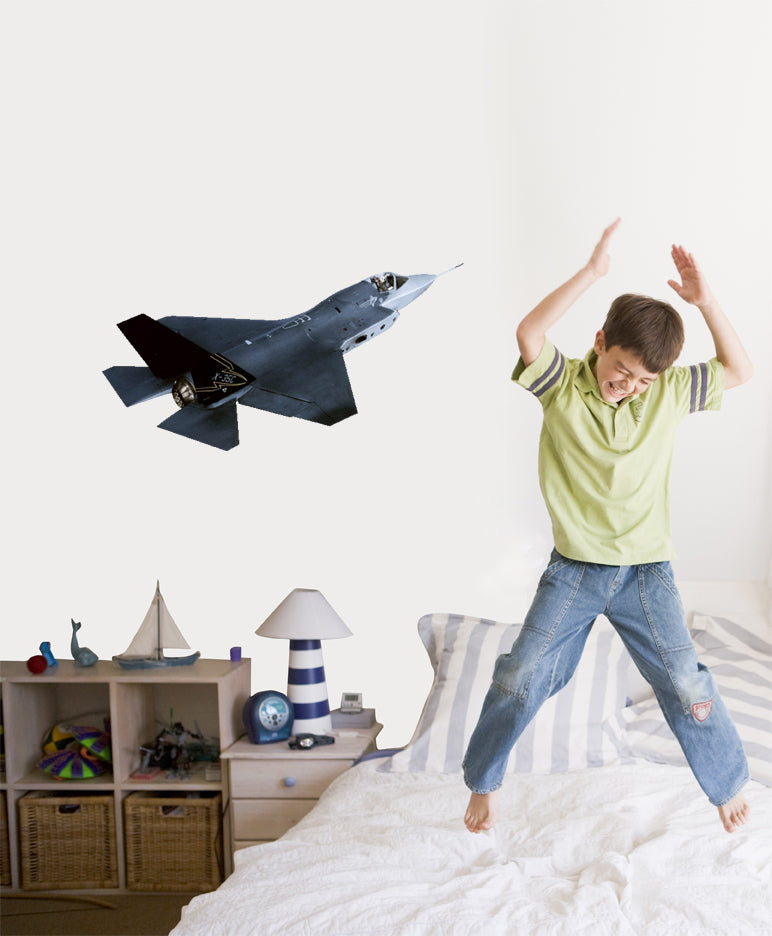 Lockheed Martin X-35C Wall Decal Cutout Installed