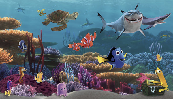 Disney Pixar "Finding Nemo" Prepasted Wall Mural 10.5'W x 6'H