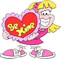 Valentines - Be Mine Wall Decal Cutout