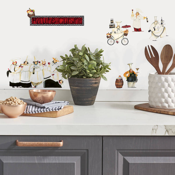Wallhogs Chef Wall Decals Installed