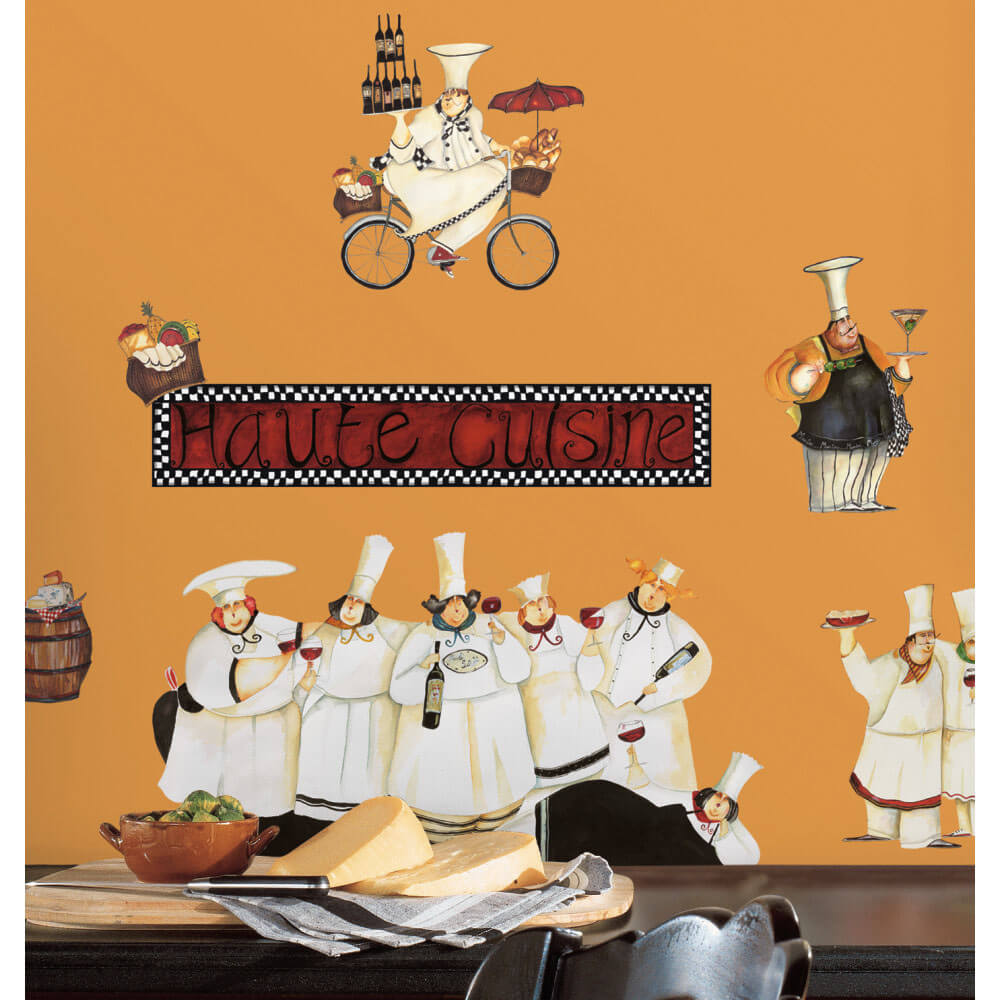 Wallhogs Chef Wall Decals Installed 2