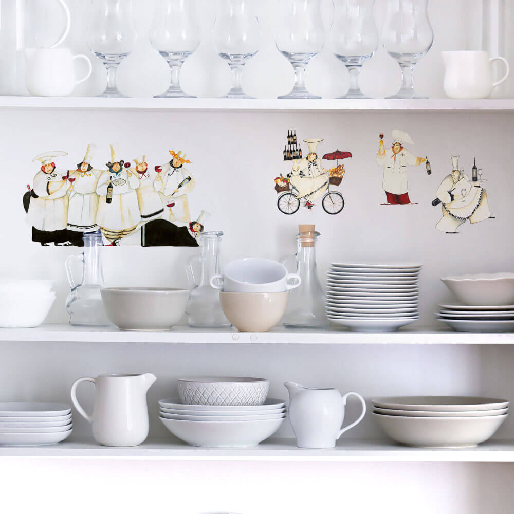 Wallhogs Chef Wall Decals Installed 3