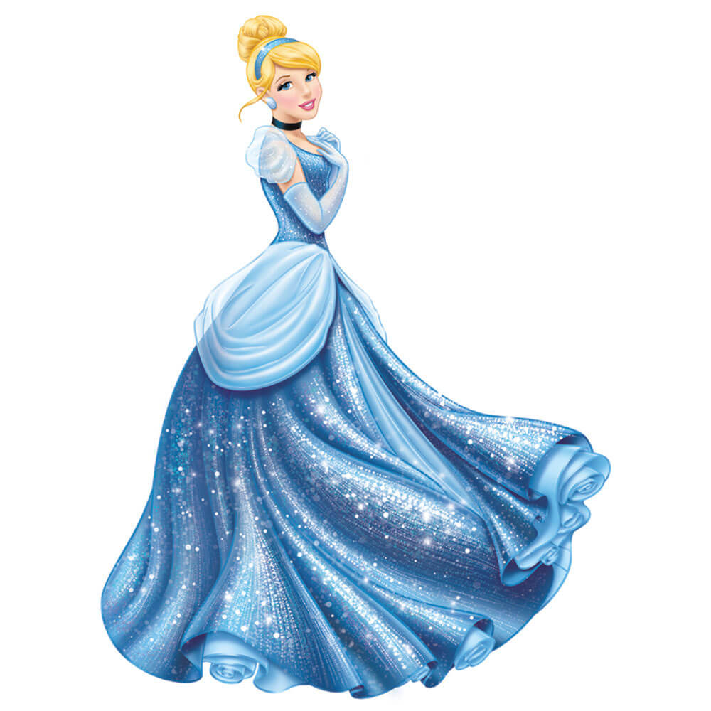 Disney Princess Cinderella Glamour Wall Decal Assembled