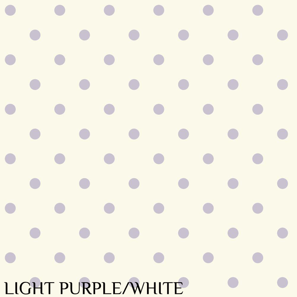 Waverly "Circle Sidewall" Light Purple/White Wallpaper