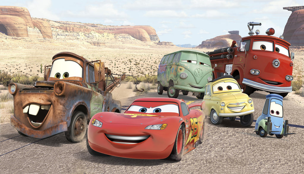 Disney Pixar Cars Desert Prepasted Wall Mural 10.5'W x 6'H
