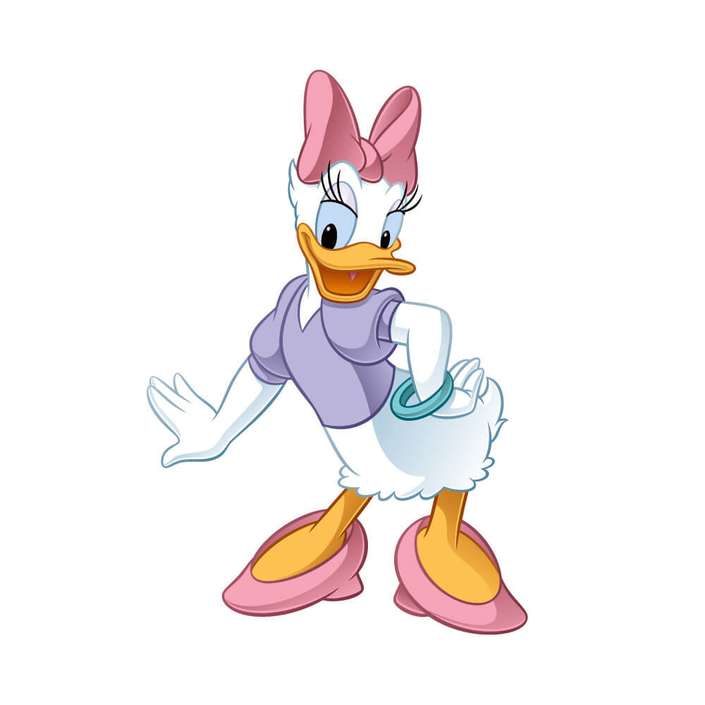 Disney Mickey & Friends Daisy Duck Wall Decal Assembled
