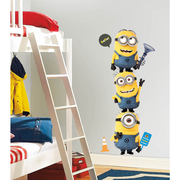 Wallhogs Despicable Me 2 Movie Minions Giant Wall Decals Installed