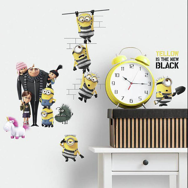 Wallhogs Despicable Me 3 Movie Wall Decals Installed