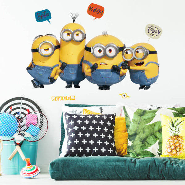 Wallhogs Despicable Me Minions 2 Giant Wall Decal Installed 2