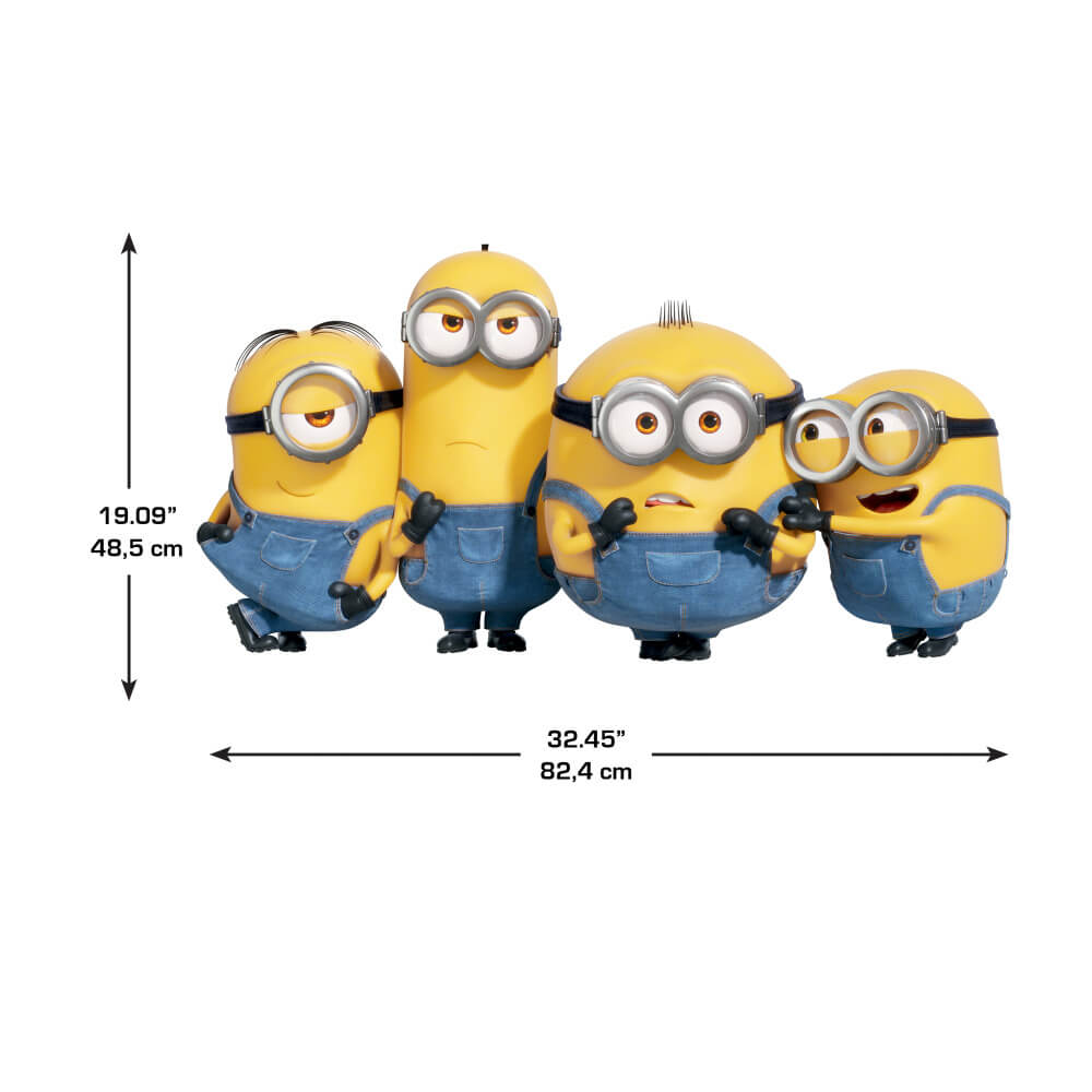 Wallhogs Despicable Me Minions 2 Giant Wall Decal 19.09"x32.45"