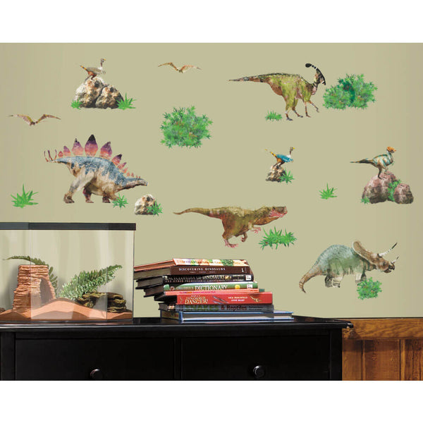 Dinosaur Wall Decals Installed