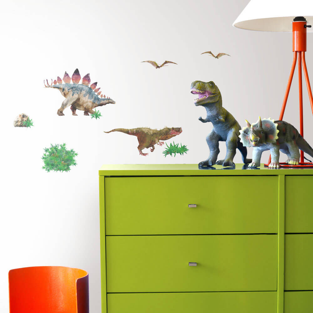 Dinosaur Wall Decals Installed 2