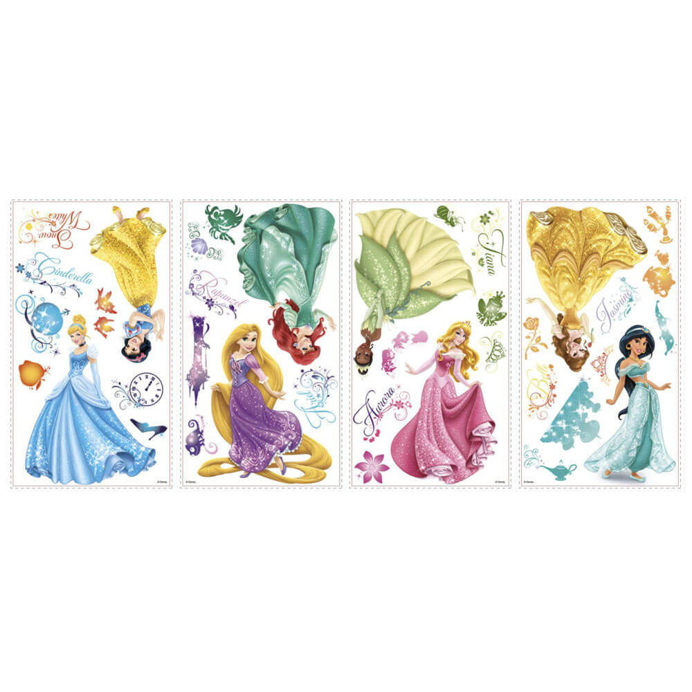 Disney Princess Royal Debut Wall Decals Printed Sheet