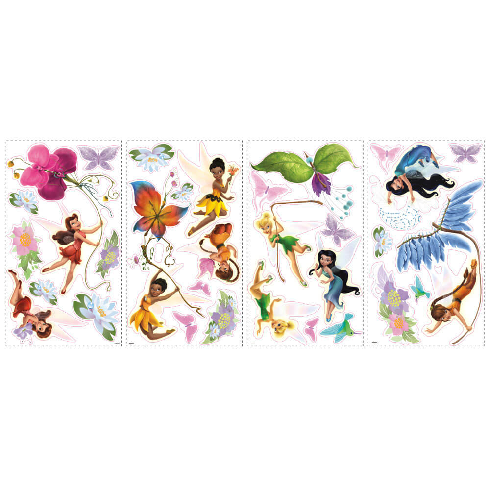 Disney Fairies Wall Decals Printed Sheet