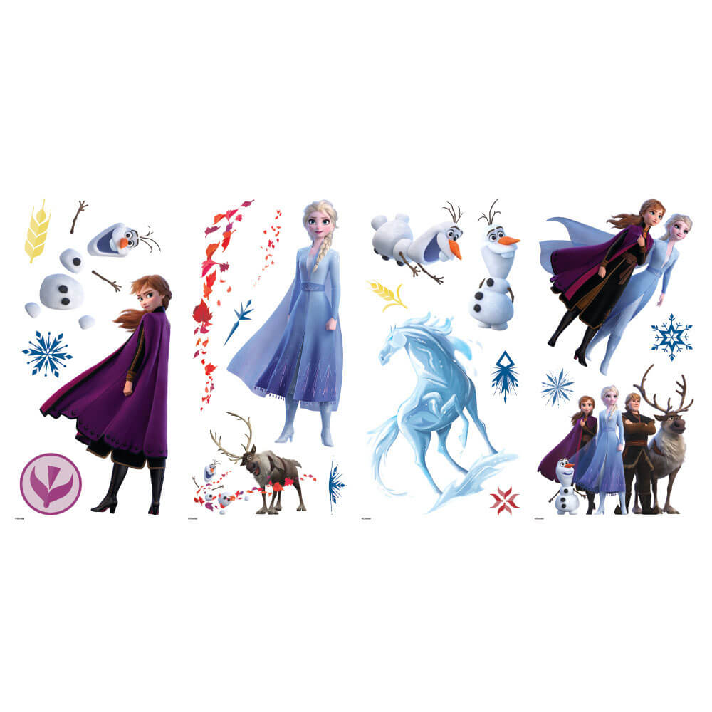 Disney's Frozen 2 Movie Wall Decals Printed Sheet