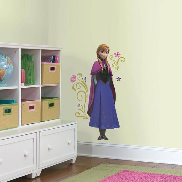 Disney's Frozen Anna Movie Giant Wall Decal Installed