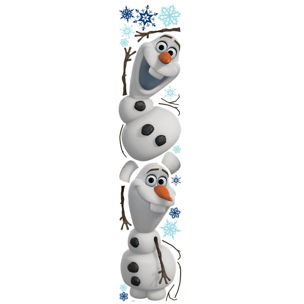Disney's Frozen Olaf Movie Wall Decals Printed Sheet