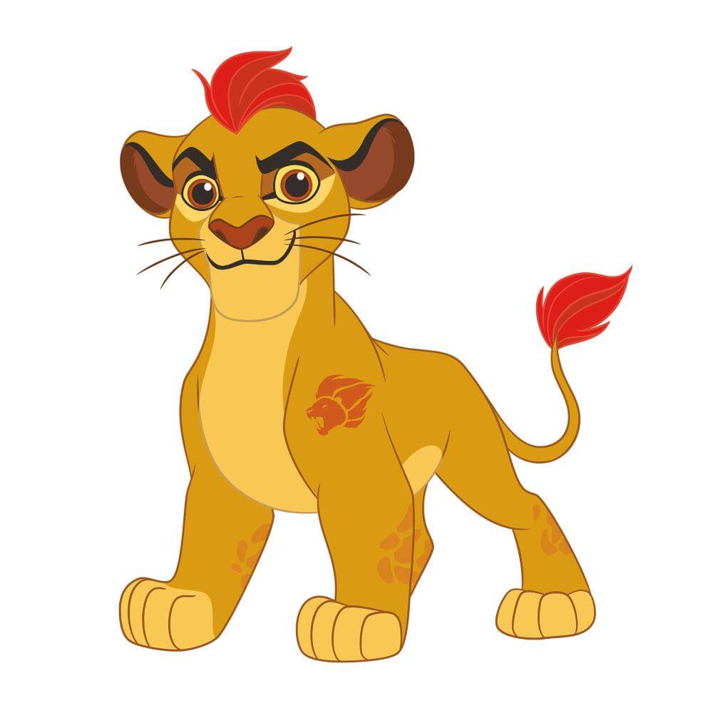 Disney The Lion Guard Kion Wall Decal Assembled
