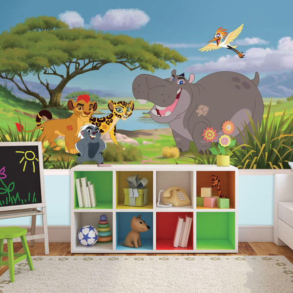 Disney The Lion Guard Prepasted Wall Mural Installed