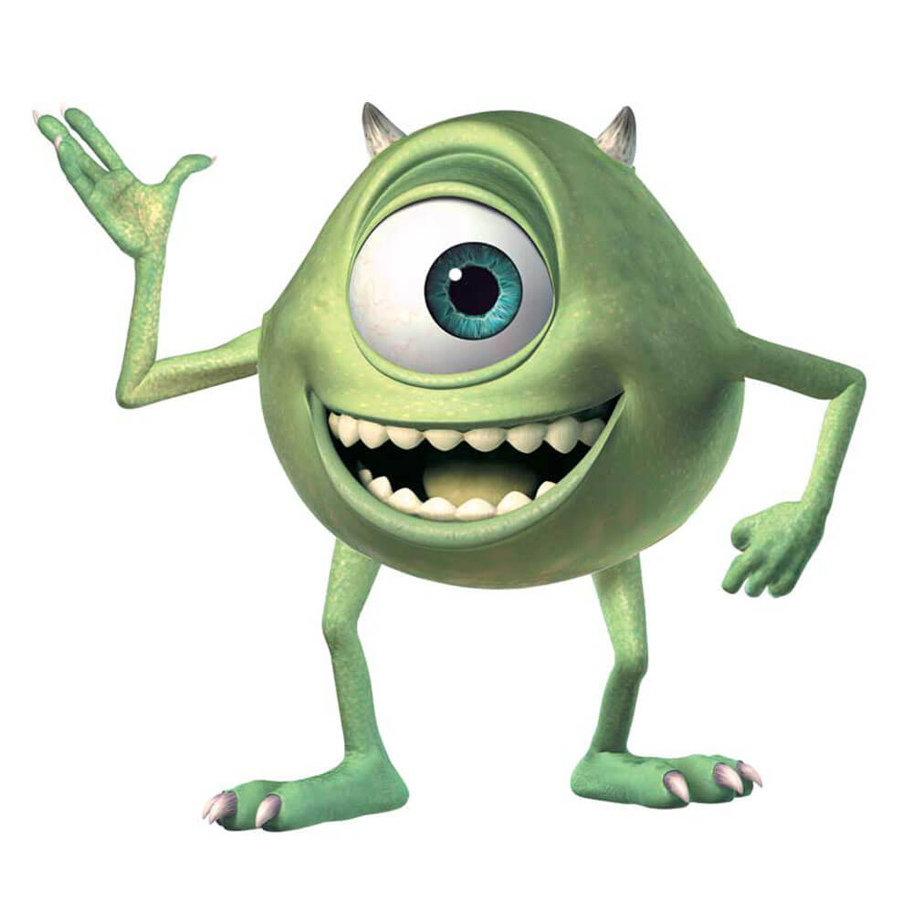 Disney's Monsters Inc. Mike Giant Wall Decal Assembled