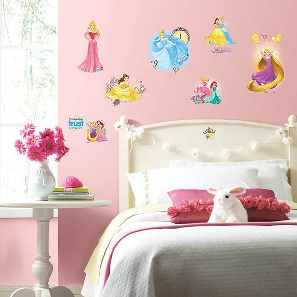 Disney Princess Friendship Adventures Wall Decals Installed